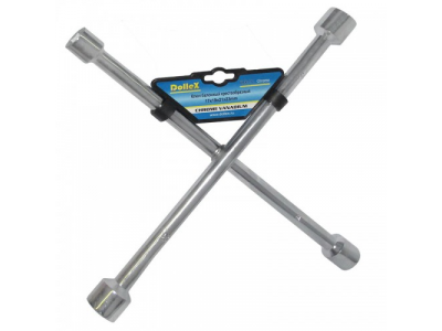 Ключ баллонный 'крест' 17х19х21х23 хром от Dollex Ключ баллонный 'крест' 17х19х21х23 хром