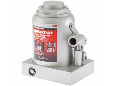 Домкрат гидравлический бутылочный, 30 т, h подъема 240–370 мм// MATRIX MASTER от MATRIX Домкрат гидравлический бутылочный, 30 т, h подъема 240–370 мм// MATRIX MASTER