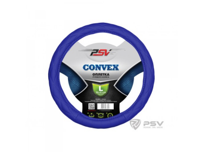 Оплeтка на руль "PSV" CONVEX (Синий) L от PSV Оплeтка на руль "PSV" CONVEX (Синий) L
