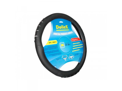 Оплётка руля D 38 см чёрная от Dollex Оплётка руля D 38 см чёрная