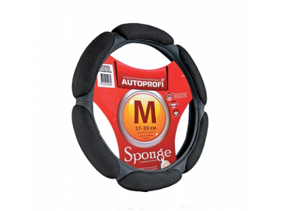 Оплётка руля замша (6 подушечек) (черный) (XL) от Autoprofi Оплётка руля замша (6 подушечек) (черный) (XL)
