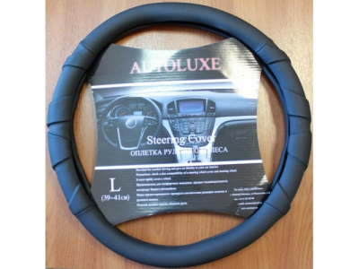 Оплетка д/руля AL-013 - (черн.) M