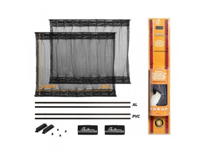 Шторки солнцезащитные раздвижные S ДхВ: 70х37-42см. AIRLINE от Airline Шторки солнцезащитные раздвижные S ДхВ: 70х37-42см. AIRLINE