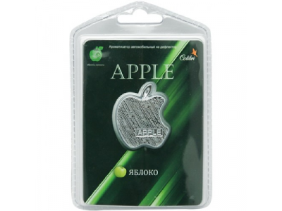 Ароматизатор воздуха на дефлектор AZARD "APPLE" Яблоко