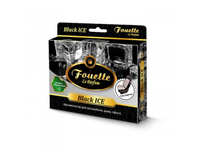 Ароматизатор FOUETTE "Black ICE" под сиденье двойной концентрации 200 мл