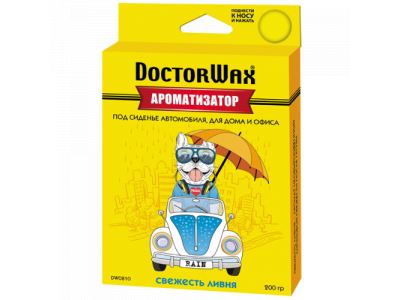 Ароматизатор воздуха под сиденье. Свежесть ливня от DoctorWax Ароматизатор воздуха под сиденье. Свежесть ливня