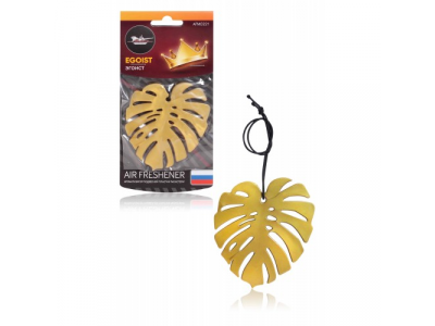 Ароматизатор подвесной пластик "Монстера" эгоист от Airline Ароматизатор подвесной пластик "Монстера" эгоист