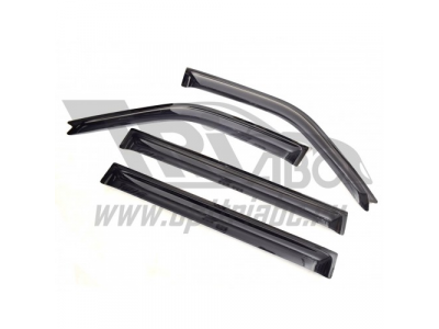 Дефлекторы боковых окон УАЗ Patriot (2005-)(4ч)(темный)( \)