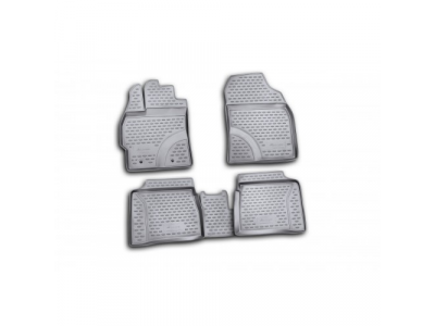 Коврики в салон TOYOTA Prius 10/2009->, 4 шт. (полиуретан)