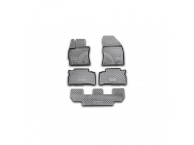 Коврики в салон TOYOTA Verso, 2013-> 5 шт. (полиуретан)