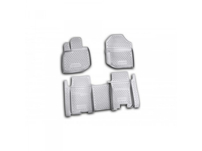 Коврики в салон HONDA Jazz 2009->, 4 шт. (полиуретан)