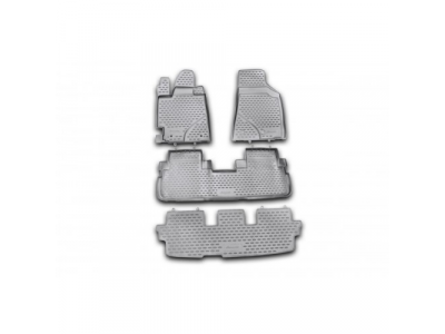 Коврики в салон TOYOTA Highlander, 2010-2014, 4 шт. (полиуретан)