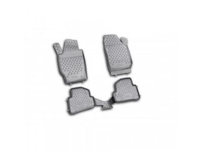 Коврики в салон SKODA Fabia 2007->, 4 шт. (полиуретан)