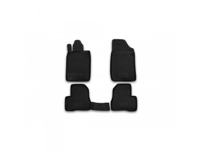 Коврики в салон PEUGEOT 206 1998->, 4 шт. (полиуретан)