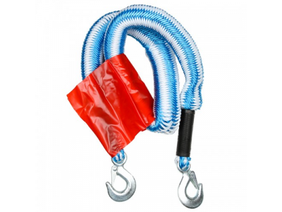 Трос буксировочный-эластик 2800кг, длина 1,5м(в растянутом состоянии 4 м.), карабины от ALCA Трос буксировочный-эластик 2800кг, длина 1,5м(в растянутом состоянии 4 м.), карабины