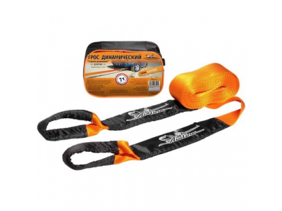 Трос динамический 7 т, 6 м + сумка (стропа рывковая) AIRLINE от Airline Трос динамический 7 т, 6 м + сумка (стропа рывковая) AIRLINE