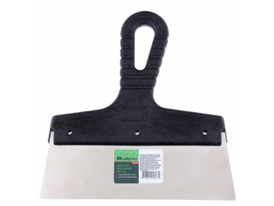 Шпатель фасадный из нержавеющей стали, 200 мм, пластмассовая ручка Сибртех от СИБРТЕХ Шпатель фасадный из нержавеющей стали, 200 мм, пластмассовая ручка Сибртех