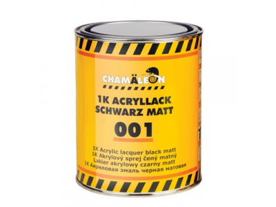 1К Эмаль черная матовая от Chamaleon 1К Эмаль черная матовая