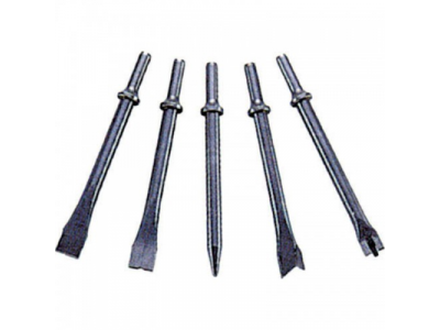 Набор зубил для пневмомолотка, 5 предметов, 175 мм