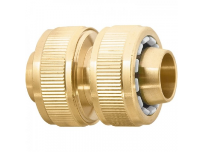 Муфта ремонтная для шланга, 3/4", латунная// PALISAD от PALISAD Муфта ремонтная для шланга, 3/4", латунная// PALISAD