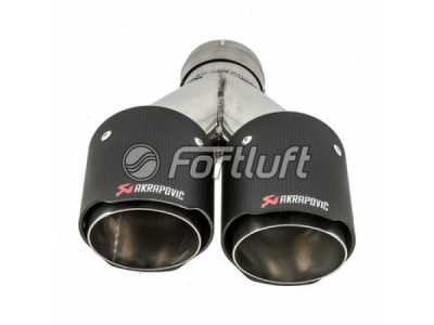 Fortluft Карбоновая насадка Akrapovic Style 90x2 мм MT214L от Fortluft Fortluft Карбоновая насадка Akrapovic Style 90x2 мм MT214L