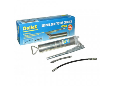 Шприц для густой смазки рычажно-плунжерный (400 мл) от Dollex Шприц для густой смазки рычажно-плунжерный (400 мл)