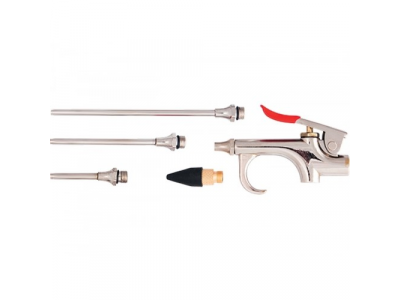 Набор продувочный пистолет, пневмат. в комплекте с насадками, 4 шт.// MATRIX от MATRIX Набор продувочный пистолет, пневмат. в комплекте с насадками, 4 шт.// MATRIX