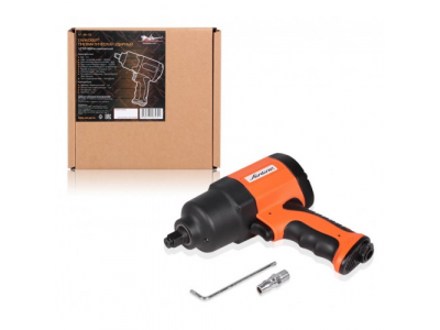 Гайковёрт пневматический ударный 1/2"DR 860Нм композитный от Airline Гайковёрт пневматический ударный 1/2"DR 860Нм композитный