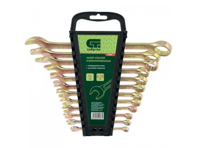 Набор ключей комбинированных 6-22 мм. 12 шт., // СИБРТЕХ