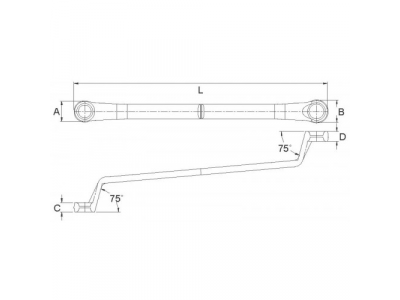 Ключ накидной 12х13мм от LICOTA Ключ накидной 12х13мм