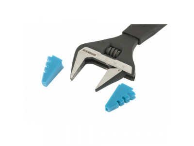 Ключ разводной, 200 мм,CrV, тонкие губки, защитные насадки //GROSS