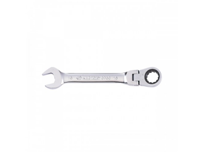 Ключ трещоточный комбинированный с шарниром 13 мм, KING TONY