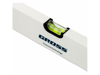 Уровень алюминиевый, 1000 мм, усиленный, рукоятки, фрезерованный, 3 глазка, магнитный Gross от GROSS Уровень алюминиевый, 1000 мм, усиленный, рукоятки, фрезерованный, 3 глазка, магнитный Gross