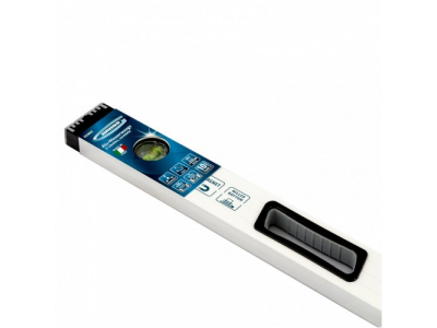 Уровень алюминиевый, 1000 мм, усиленный, рукоятки, фрезерованный, 3 глазка, магнитный Gross от GROSS Уровень алюминиевый, 1000 мм, усиленный, рукоятки, фрезерованный, 3 глазка, магнитный Gross