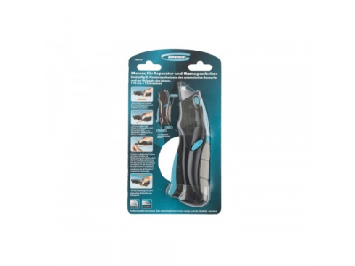 Нож,ремонтно-монтажный.трехкомп.рук-ка,авто выброс/возврат лезвия пистол типа,170мм+5 з.л// GROSS от GROSS Нож,ремонтно-монтажный.трехкомп.рук-ка,авто выброс/возврат лезвия пистол типа,170мм+5 з.л// GROSS