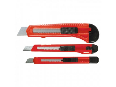 Набор ножей, выдвижные лезвия, 9-9-18 мм, 3 шт.// MATRIX от MATRIX Набор ножей, выдвижные лезвия, 9-9-18 мм, 3 шт.// MATRIX