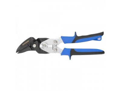 Ножницы по металлу"PIRANHA",усиленные,255 мм,прямой и правый рез,сталь-СrMo,двухкомп.рукоятки//GROSS от GROSS Ножницы по металлу"PIRANHA",усиленные,255 мм,прямой и правый рез,сталь-СrMo,двухкомп.рукоятки//GROSS