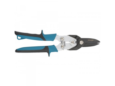 Ножницы по металлу"PIRANHA"усиленные,255 мм,прямой рез,сталь-СrMo,двухкомпонентные рукоятки//GROSS от GROSS Ножницы по металлу"PIRANHA"усиленные,255 мм,прямой рез,сталь-СrMo,двухкомпонентные рукоятки//GROSS