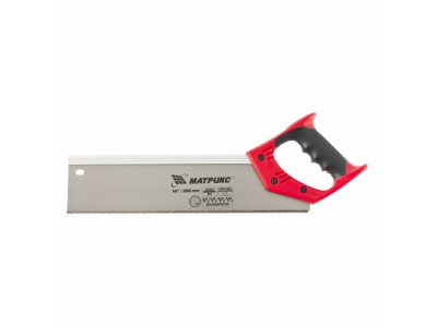 Пила по дереву обушковая для стусла, 350 мм, двухкомпонентная рукоятка MATRIX от MATRIX Пила по дереву обушковая для стусла, 350 мм, двухкомпонентная рукоятка MATRIX
