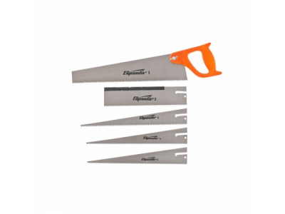 Ножовка по дереву, 350 мм, 5 сменных полотен, пластиковая рукоятка SPARTA от SPARTA Ножовка по дереву, 350 мм, 5 сменных полотен, пластиковая рукоятка SPARTA