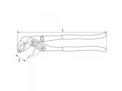 Клещи переставные 250 мм от THORVIK Клещи переставные 250 мм