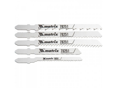 Набор полотен для электролобзика универсальный, 5шт. MATRIX Professional от MATRIX Набор полотен для электролобзика универсальный, 5шт. MATRIX Professional