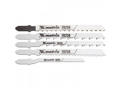 Набор полотен для электролобзика по дереву, 5шт. MATRIX Professional от MATRIX Набор полотен для электролобзика по дереву, 5шт. MATRIX Professional