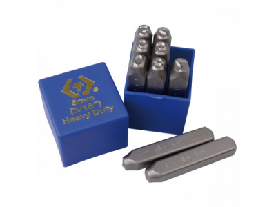 Набор ударных клейм 8 мм, цифры, 9 предметов, KING TONY