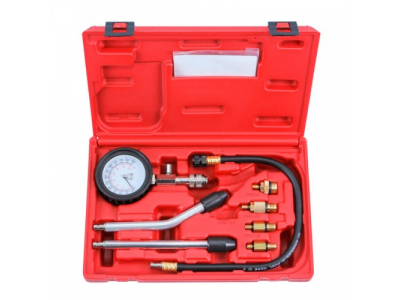 Компрессометр бензиновый, набор с гибкой, 2-мя жесткими насадками и переходниками от LICOTA Компрессометр бензиновый, набор с гибкой, 2-мя жесткими насадками и переходниками