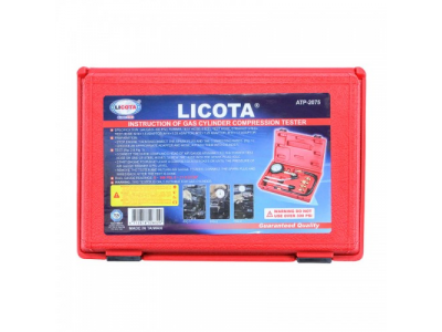 Компрессометр бензиновый, набор с гибкой, 2-мя жесткими насадками и переходниками от LICOTA Компрессометр бензиновый, набор с гибкой, 2-мя жесткими насадками и переходниками