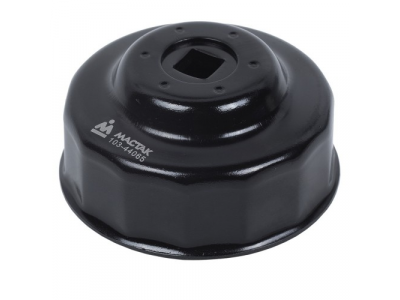 Съёмник масляных фильтров, 65 мм, 14 граней, торцевой, МАСТАК от МАСТАК Съёмник масляных фильтров, 65 мм, 14 граней, торцевой, МАСТАК