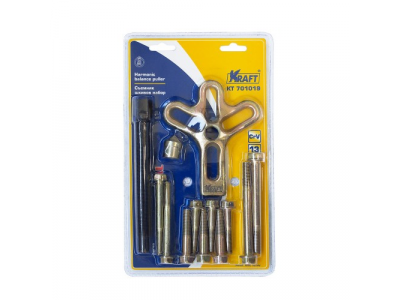 Съемник шкивов набор 13 предметов (Cr-V) от KRAFT Съемник шкивов набор 13 предметов (Cr-V)