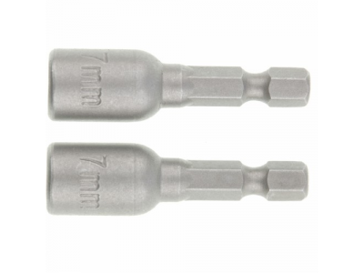 Биты с торцевыми головками 7 мм - 45 мм, 2 шт//MATRIX от MATRIX Биты с торцевыми головками 7 мм - 45 мм, 2 шт//MATRIX