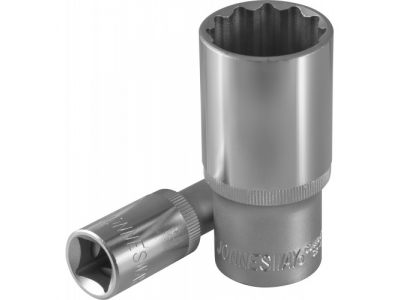 Головка торцевая глубокая 12-гранная 1/2"DR 15 мм., S04HD4715 JONNESWAY